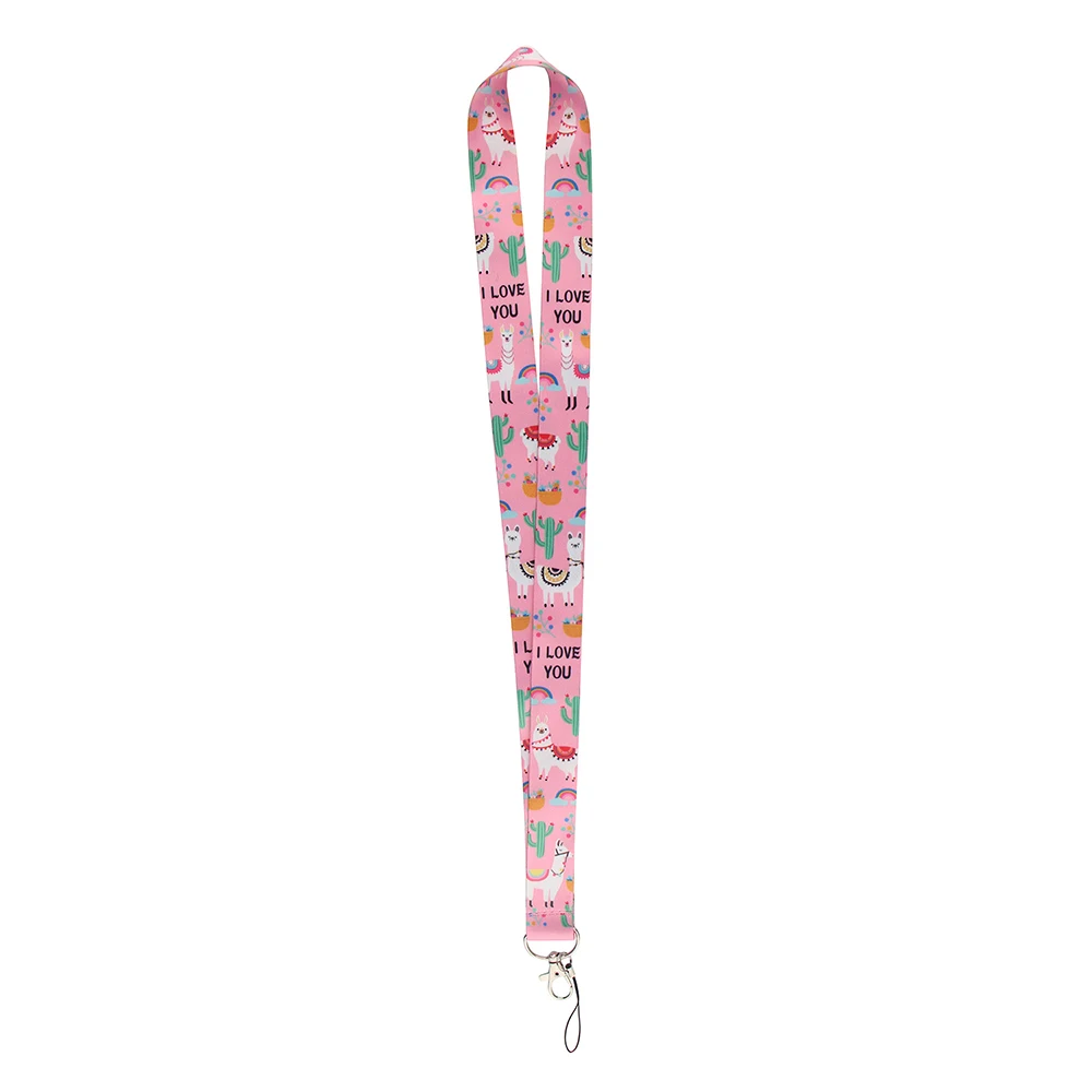 A3522 Patchfan Мультфильм Альпака шнурки брелки держатель для карт s карты домашние