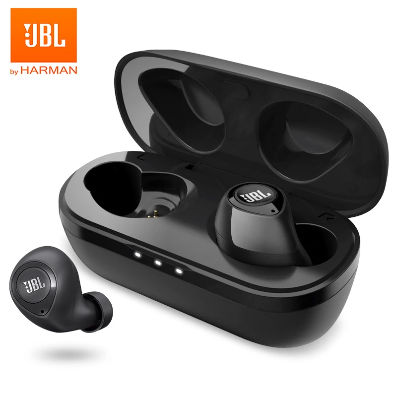 JBL C100TWS True Wireless Earphones Bluetooth 5 0 Stereo Earbuds Pure Bass Sound Gaming Sport Headset with Mic Charging Case