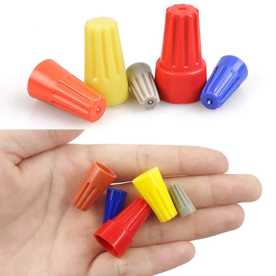 特別価格180PCS Wire Nuts, Insulating Insert Twist Electrical Wire Connectors with Spring, Portable Wire Caps for Quick Connection, Colorful Wi並行輸入 180 PCS Wire Connectors, Insulating Insert Twist Electrical Wire