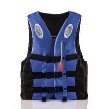 Universal Swimming Boating Ski Drifting Life Vest with Whistle M-XXXL Water Sports Man kids Jacket Polyester Adult Life Vest Jac