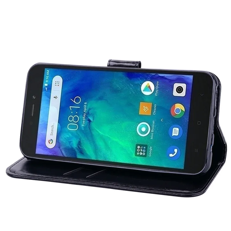 Флип-чехол для Xiaomi Redmi Go, чехол, роскошный защитный чехол-книжка для Xiaomi Redmi Go, чехол для телефона держатель для карт, бампер, чехол