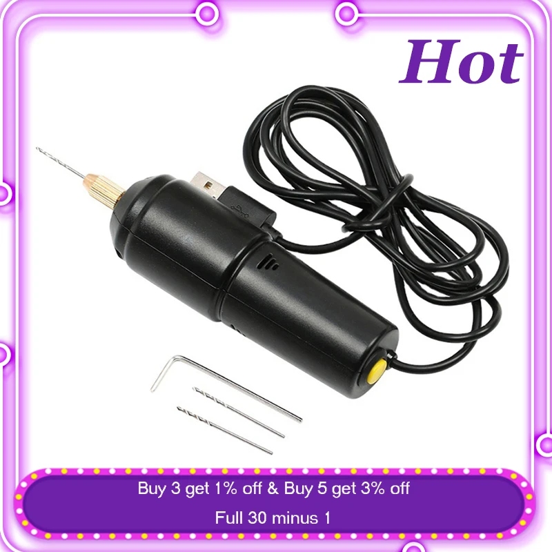 Ручная электрическая мини дрель из жемчуга и эпоксидной смолы для изготовления