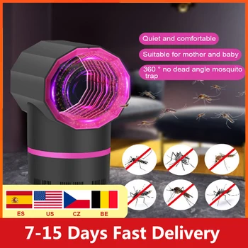 

USB Electric Mosquito Killer Lamp Radiationless Mosquito Photocatalysis Mute Home LED Bug Zapper Insect Trap AntiMosquito #25