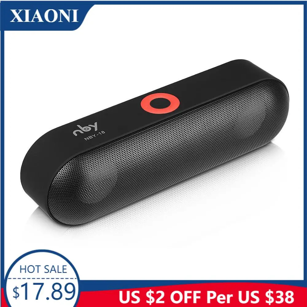 Wireless Speakers NBY Support Sound-System Music-Surround Stereo Bluetooth USB 1 Tf-Card