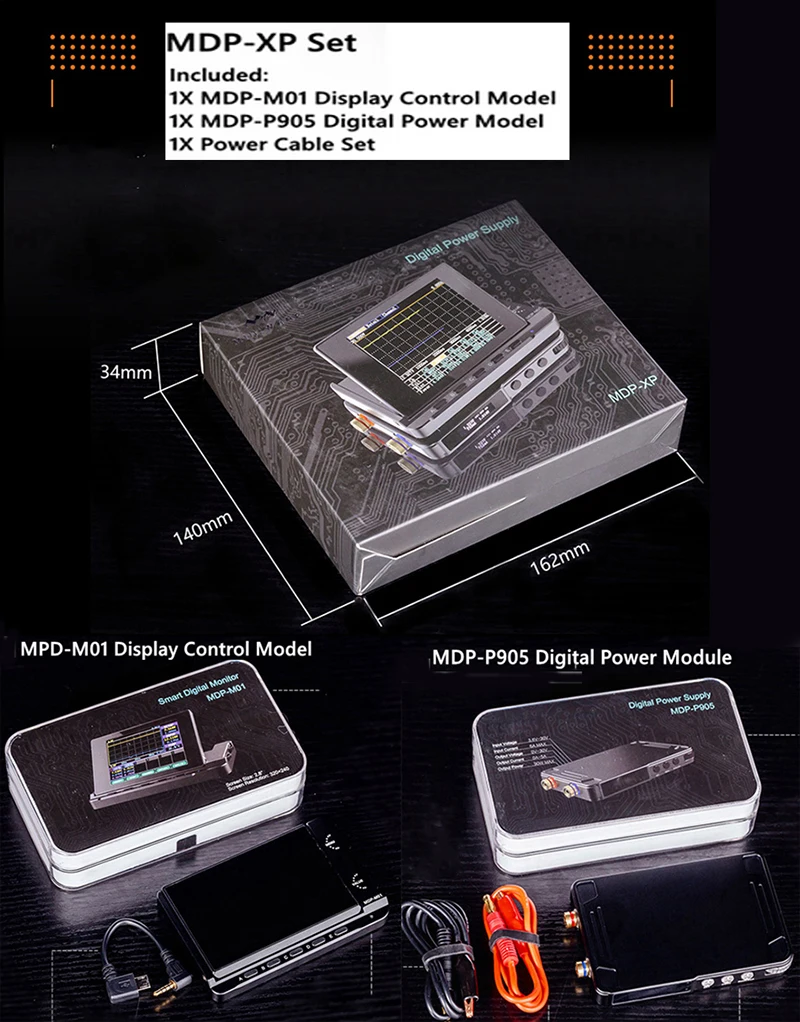 MDP-XP DC 3,6 V~ 30V мини цифровая система питания программируемый Линейный модуль питания постоянного тока лабораторный источник питания MDP-P905