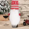 2022 New Year Gift Newest Santa Clothes Wine Bottle Covers Christmas Decorations for Home Xmas Navidad 2021 Dinner Table Decor 5