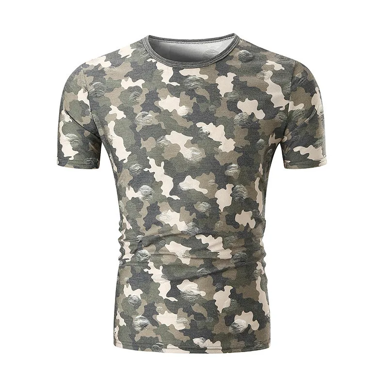 

Men's Short Sleeve T-Shirt 2019 Summer New Casual Sports Fitness Short Sleeve Shirt Men's Wear
