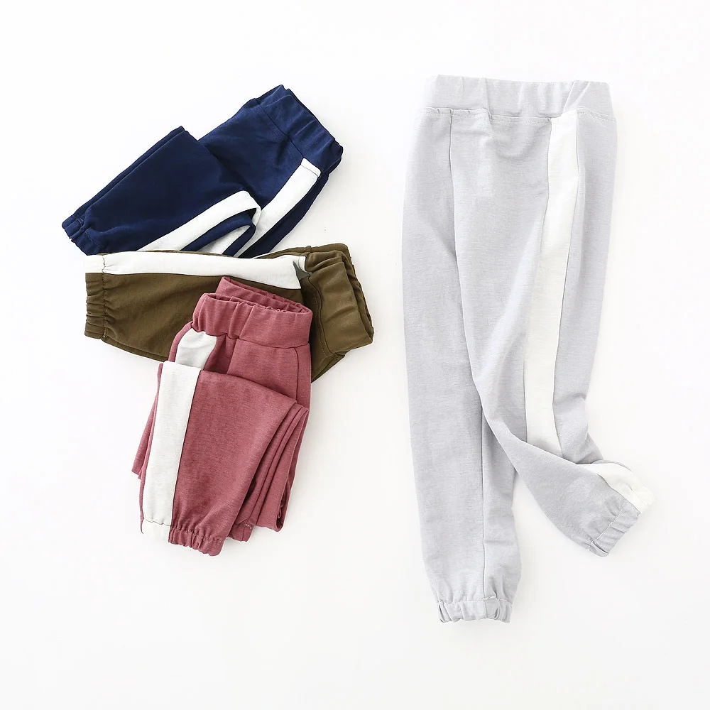 Противомоскитные штаны для малышей Тонкие штаны для мальчиков летние штаны из чистого хлопка, воздухопроницаемые штаны г. стиль, детская спортивная одежда