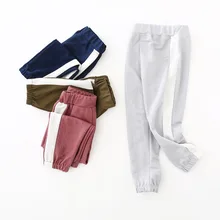 Противомоскитные штаны для малышей Тонкие штаны для мальчиков летние штаны из чистого хлопка, воздухопроницаемые штаны г. стиль, детская спортивная одежда