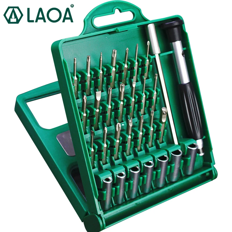 LAOA High Quality Precision Screwdriver Sets S2 Alloy Steel Repair Kit Repair Mobile Phone Screwdriver Set