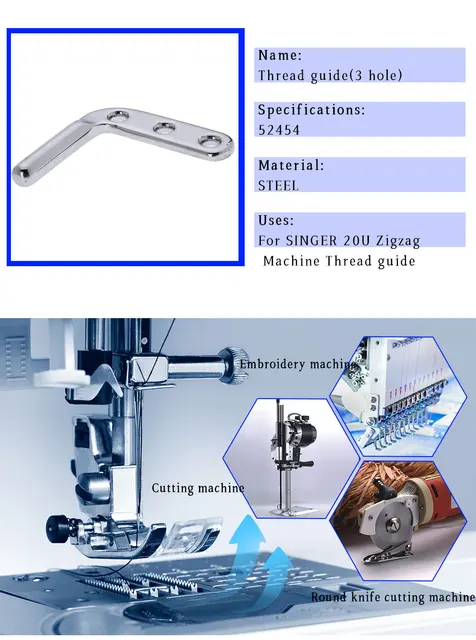 Industrial Sewing Machine Spare Parts Accessories For SINGER 20U Zigzag  Machine Thread Tension Assembly 541957