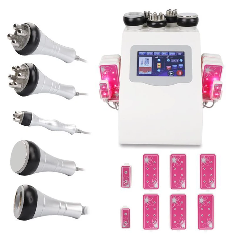 home salon cavitation lipo laser machine 6 in 1 vacuum ultrasound lipo
