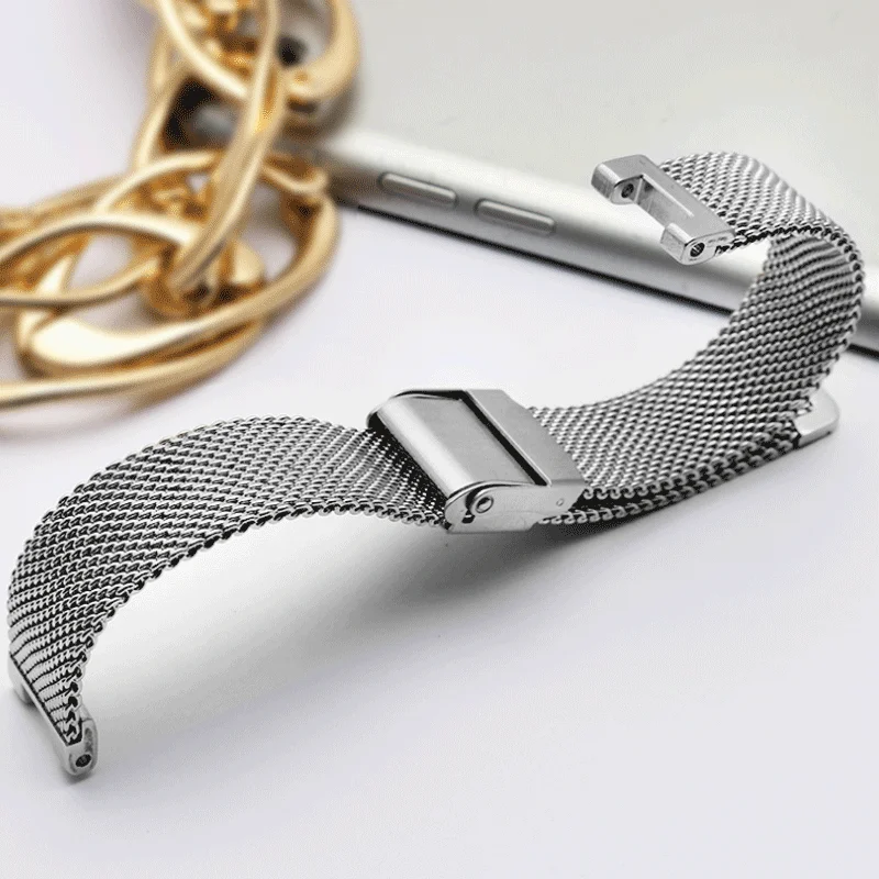 Подходит для FIYTA heartstring notch watch с L588/586 женский браслет Notch 14 мм Твердый стальной сетчатый ремень