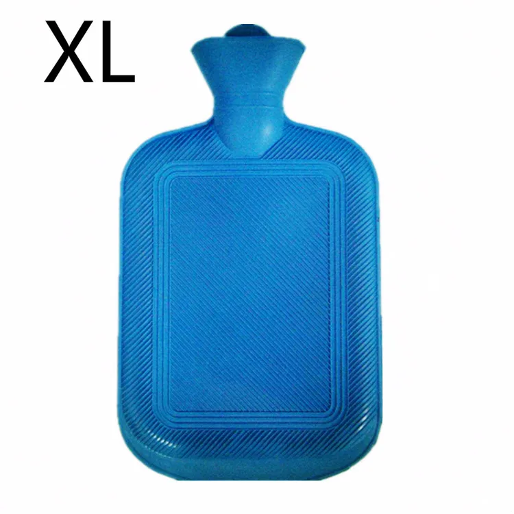 Blue XL 0,3/0,5/1,8 л Резиновые грелки для воды, впрыска воды, ручная теплая зимняя грелка, продукт, ручные ноги, грелки, сумки для воды, портативная бутылка - Цвет: Blue XL