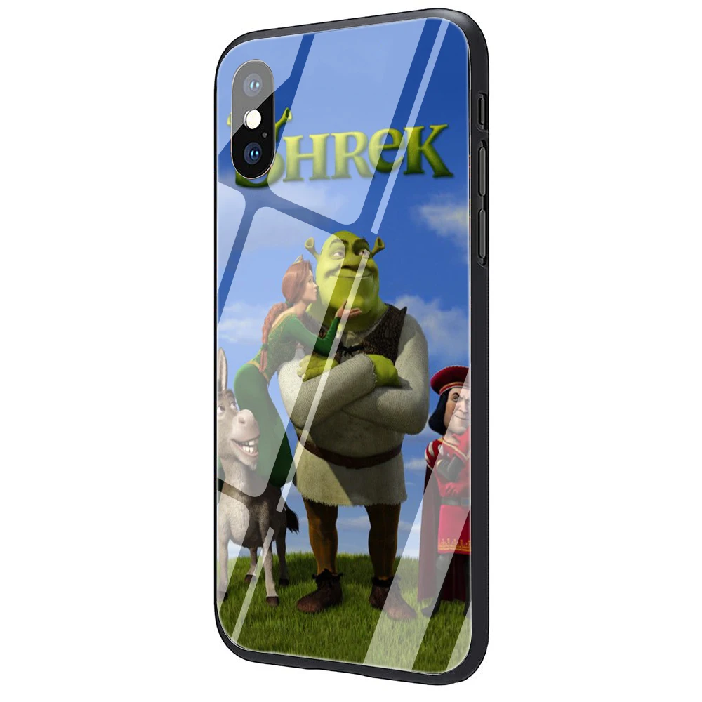 Чехол Shrek the Third из закаленного стекла для iPhone 5 5S 6 6s Plus 7 8 Plus X XR XS 11 Pro Max - Цвет: G5
