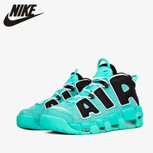 Мужские баскетбольные кроссовки с воздушной подушкой, панда, мандарин, утка, оригинальные спортивные кроссовки, Nike Air More Uptempo 96#921948
