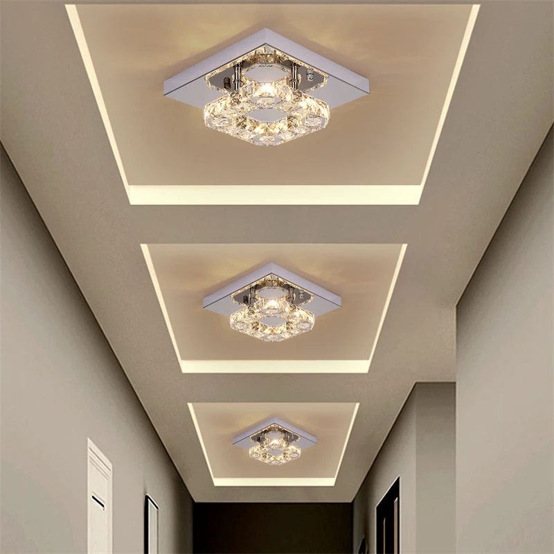 Modern LED Crystal Chandelier Ceiling Lamp