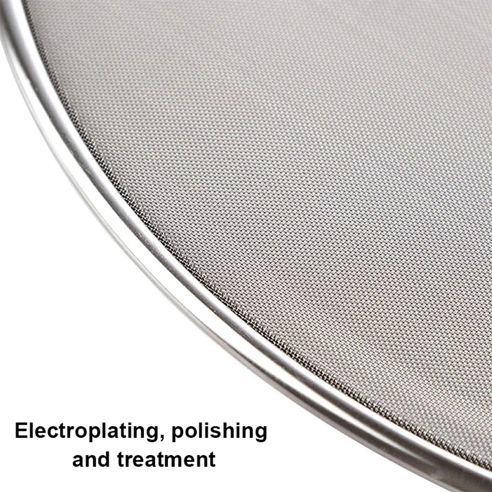 19/21/23/25cm Air Fryer Accessories Stainless Steel Oil Splatter Screen Anti Grease Splash Scald Proof Frying Pan Cover