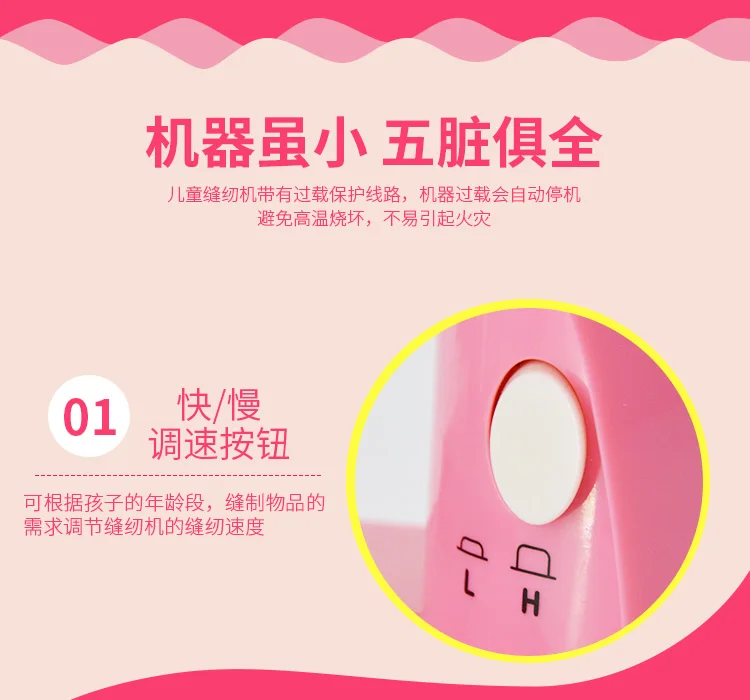 Children Electric GIRL'S Educational Tailor Sewing Machine Play House Birthday Gift Handmade Family Plastic Guangdong Province P