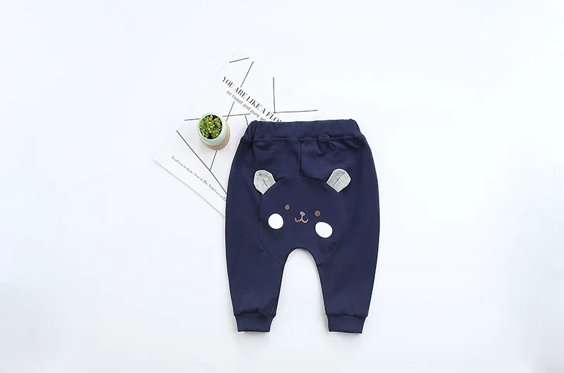 Spring Childrenswear Korean-style New Style Crawler Men And Women Trousers Knitted Small CHILDREN'S Soft Wool Pants Large P