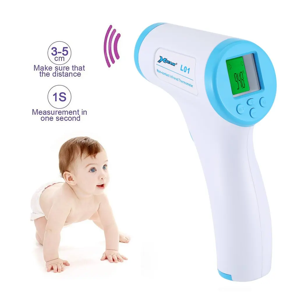 

HOT Handheld Portable Non-Contact Infrared Thermometer High Precision Thermometer Temperature Meter Tool Household