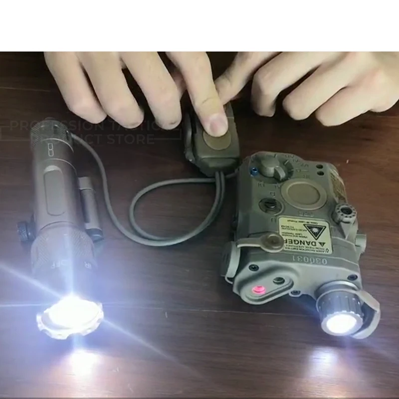 Элемент Airsoft тактический PEQ зеленый лазер LA-5C блок II IR WMX200 Softair Тактический оружие Свет стробоскоп версия UHP логотип EX424