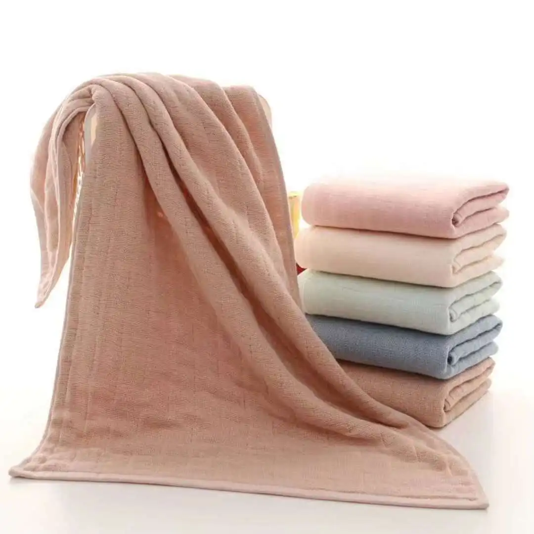 

Children Commodity Comfortable BABY'S Bath Towel Soft Children Face Towel Plain Color Top Grade Kids' Towel