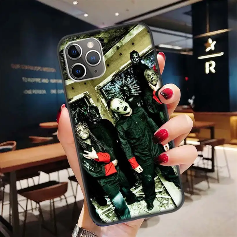 Slipknot Clown Corey Taylor Black Case for Apple iPhone 11 Pro XR 7 8 6 6S 4