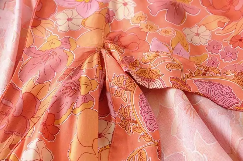 Богемный Вдохновленный цветочный принт кимоно с длинными рукавами летнее кимоно блузка для женщин свободный крой женские топы пляжная туника одежда