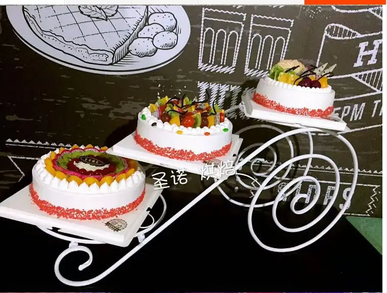 Европейский творческий tianyi торт полка Свадьба три слоя торт полка день рождения слой десертная полка