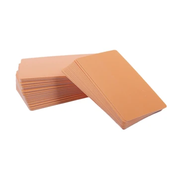 

Blank Handwritten Paper Message Card Business Thank You Cards for Memo Wedding Party Greeting Orange