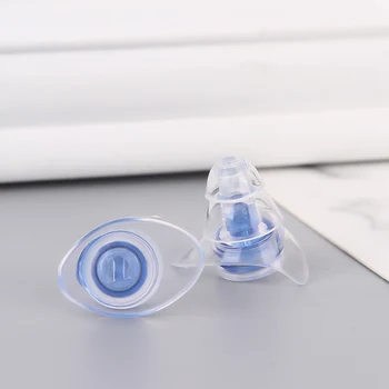 

1 Pair Soft Silicone Ear Plugs Ear Protection Reusable Professional Music Earplugs Noise Reduction For Sleep Bar Bands Sport
