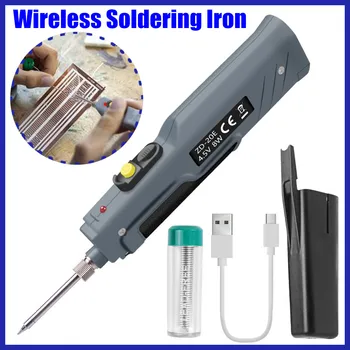 

4.5V 8W Battery Powered Soldering Iron with USB Charge Soldering Iron with Soldering Wire Wireless Charging Solder Iron