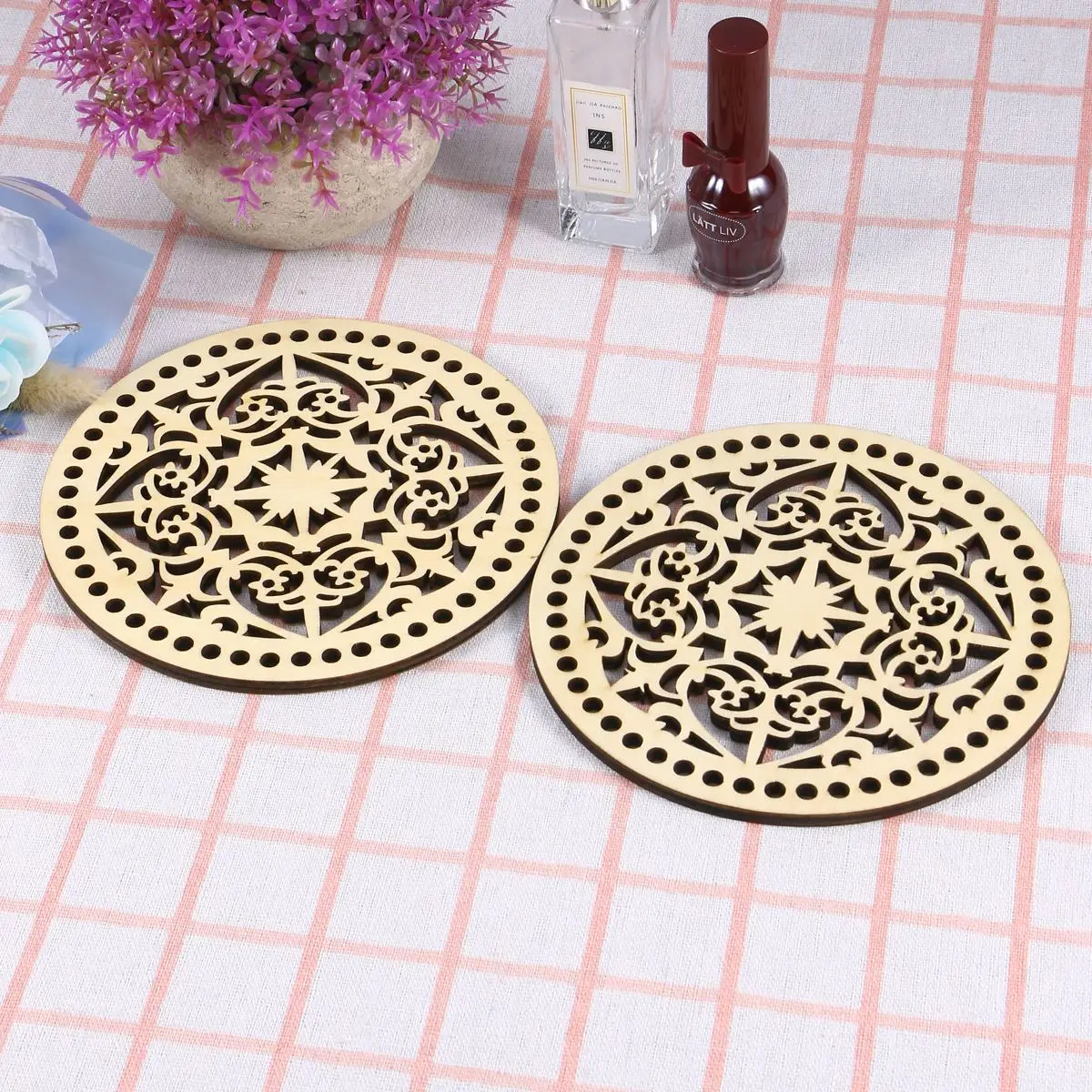 2 шт. DIY аксессуары для сумок креативные самодельные деревянные тканевые сумки