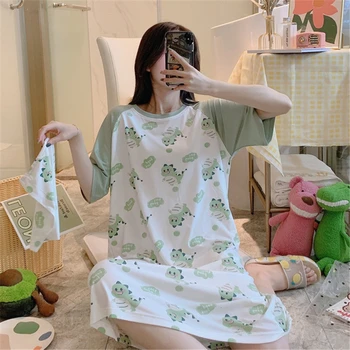 

Nightdresses women loose lazy dresses in summer home clothes thin net red hot selling nightgown bathrobes sexy nightwear robe