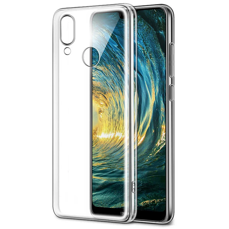 Рождественский зимний чехол из ТПУ со снежинками для huawei P Smart Plus Z P20 Lite P30 P20 Pro P10 P9 P8 Lite Mini Plus чехол - Цвет: Transparent