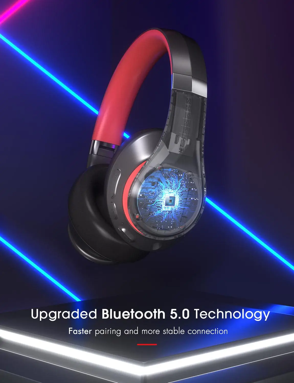 Mpow 079 Bluetooth 5,0 беспроводные/проводные наушники 30H время воспроизведения Hi-Fi глубокий бас гарнитура CVC 8,0 для iPhone Xs X samsung huawei