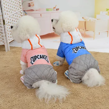 

High Quality Pet Products Winter Pet Dog Clothes Super Warm Coat Thicken Cotton Coat Puppy Pet Clothes French Bulldog Puppy 2019