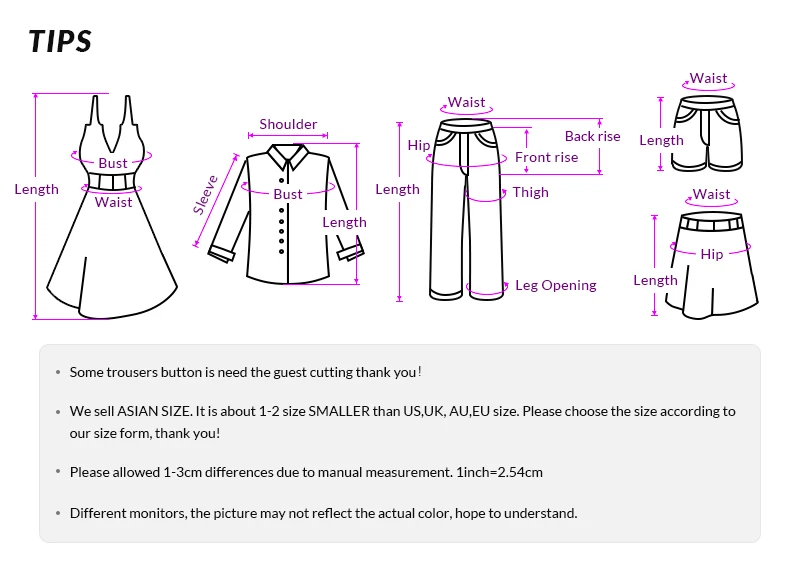Women's clothing description