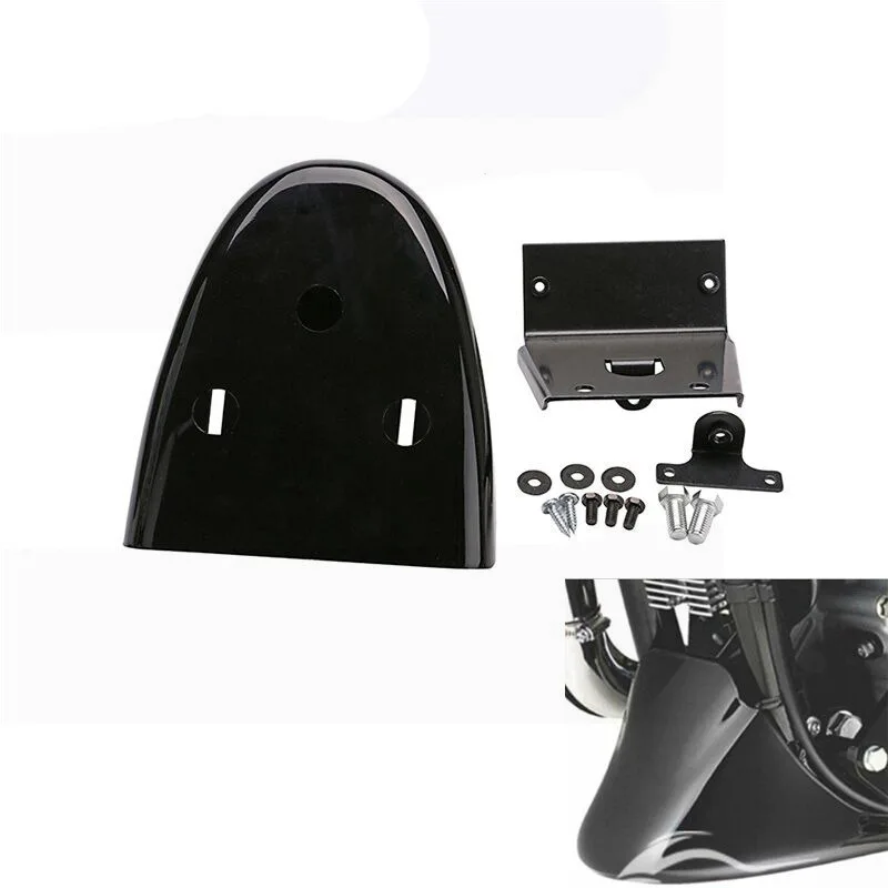 

NEW High Quality Motorcycle Front Bottom Spoiler Mudguard Material Air Dam Chin Fairing Mudguard Cover for Harley XL883 1200