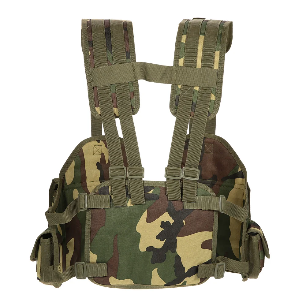 Outdoor Tactical Chest Rig Adjustable Padded Modular Military Vest Mag Pouch Magazine Holder Bag Platform Tactical Vest