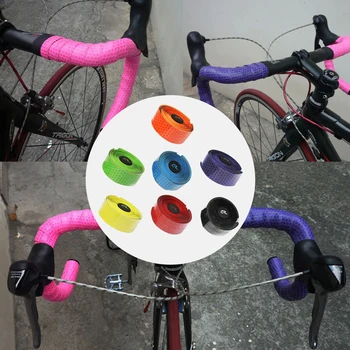 

6.6 ft Bicycle Accessories Non-Slip Handlebar Tape PU Handlebar Grip Waterproof Cycling Handlebar Wrap for Road Bike
