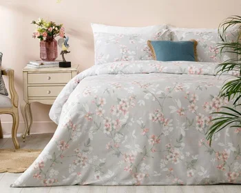 

Pure Elegance Double 100% Cotton Single Duvet Cover Set Spring Breeze Decorative Stylish Duvet Cover Pillow Quilt Bed Cover