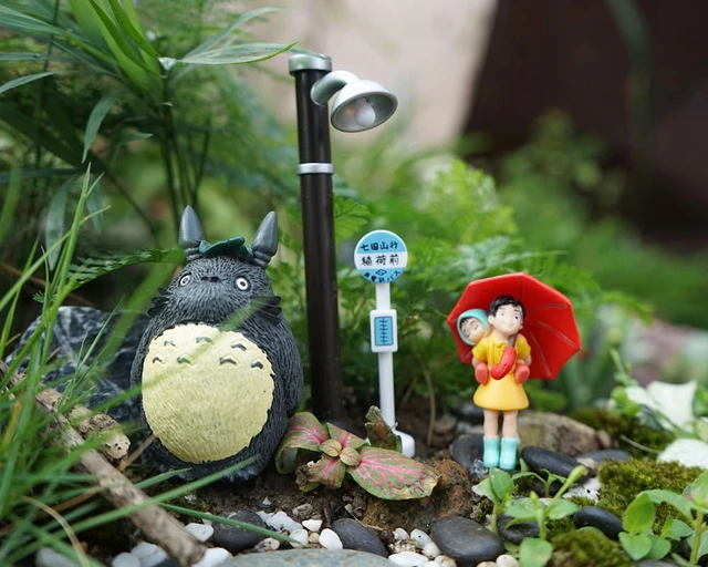 Studio Ghibli My Neighbor Totoro Anime Figure Toy Figurine Landscape Home  Decor