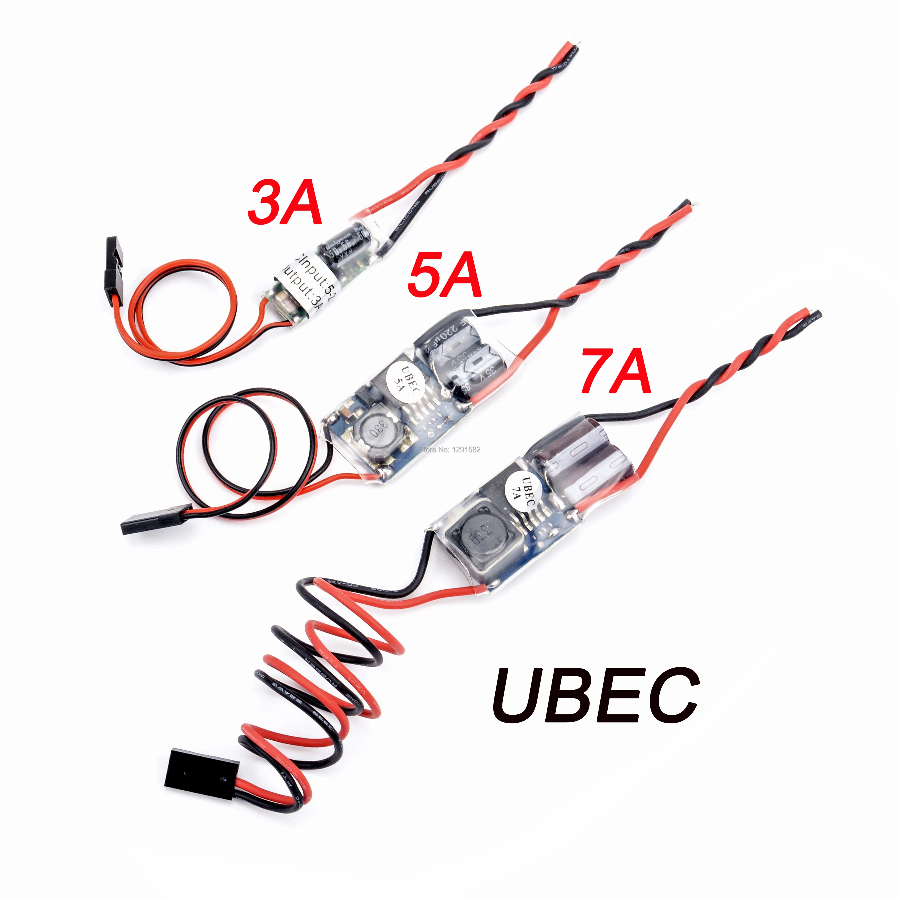 FPV RC 5V / 3A/5A/7A UBEC BEC 3A 5A 7A самый низкий уровень шума RF полный экранирующий