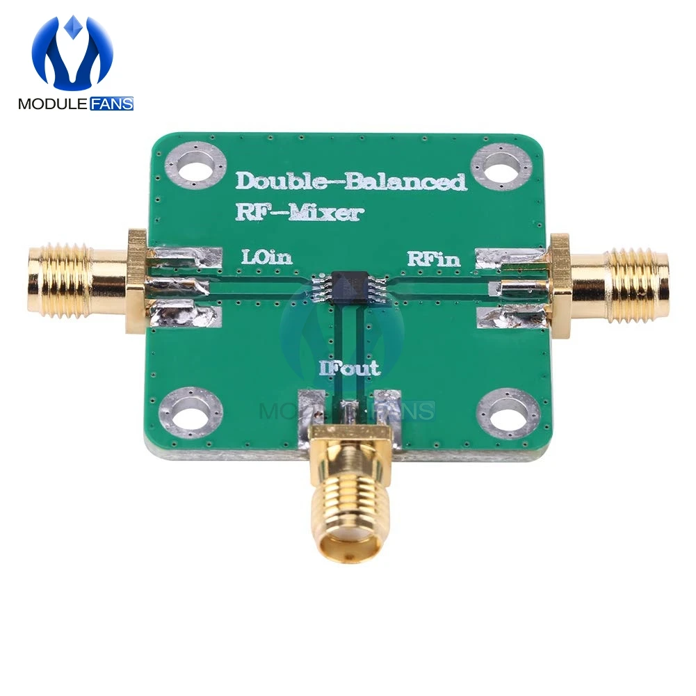

Microwave Radio Frequency Dual Double Balanced RF Mixer Frequency Transducer SMA Female Differential Circuit Signal IF Filter