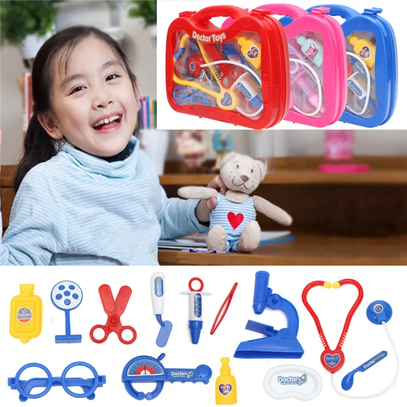 Детский медицинский чехол для переноски, набор для обучения, ролевые игрушки