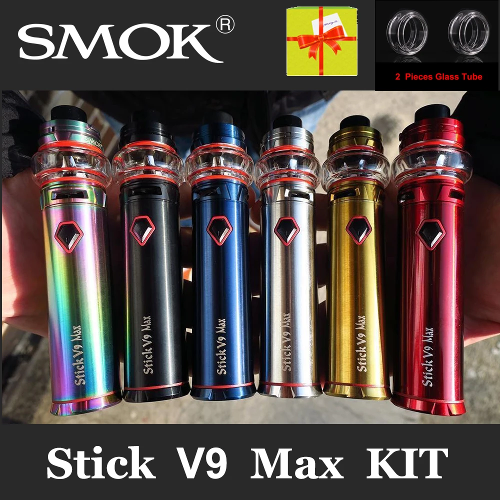 Набор для вейпа SMOK Stick V9 Max 4000 мАч 8 5 мл с катушкой S1 S2|Системы нагревания табака и