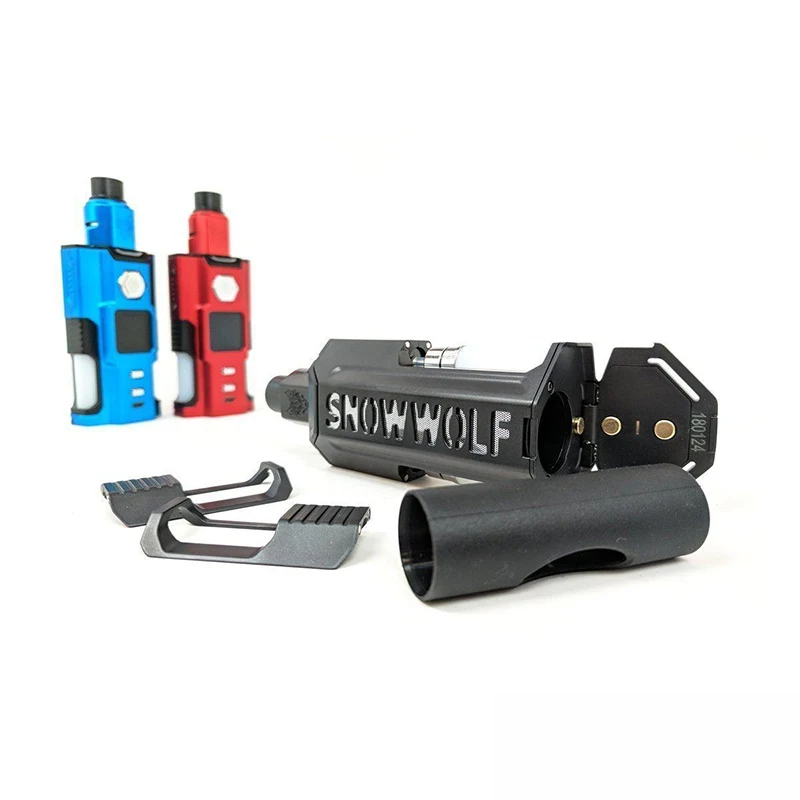 Набор Cleanrence Sigelei Snowwolf Squonk Vfeng 120 Вт, питание от одной батареи 21700/20700/18650 с резервуаром 3,0 мл Squonk BF RDA