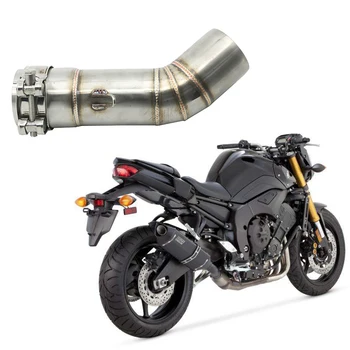 

For Yamaha FZ8 FZ800 Motorcydle Exhaust Pipe Konactor Middle Pipe Contact Pipe Intermediate Pipe Slip On